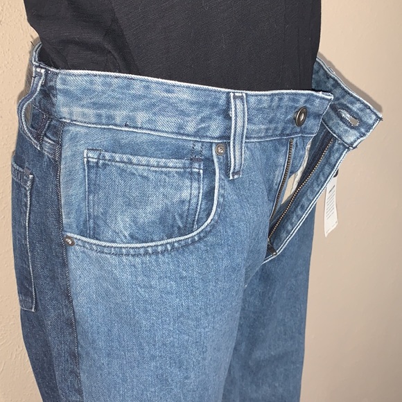 Levi’s Made & Crafted East to West Two-Tone Slim Crop Jeans Size 31 - Picture 8 of 15